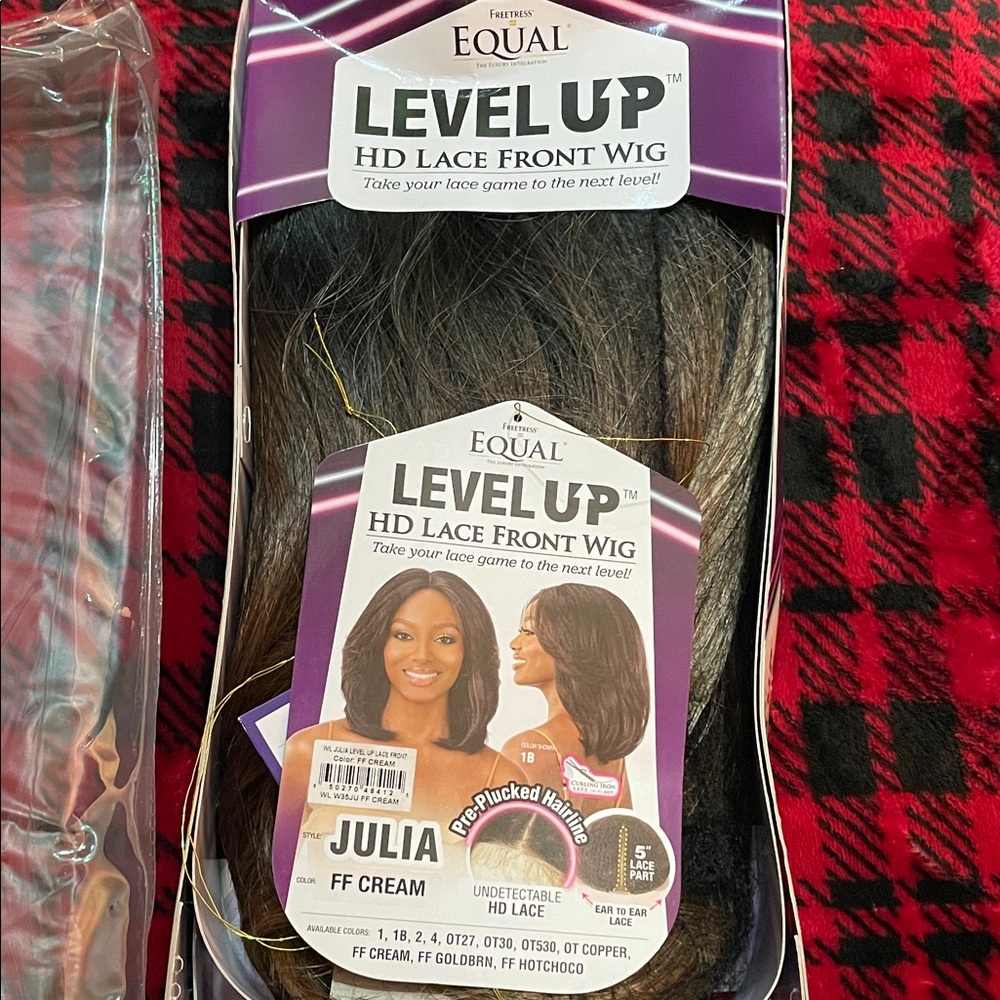 Level Up HD Lace Front Wig - Julia - Dark Brown With Highlights